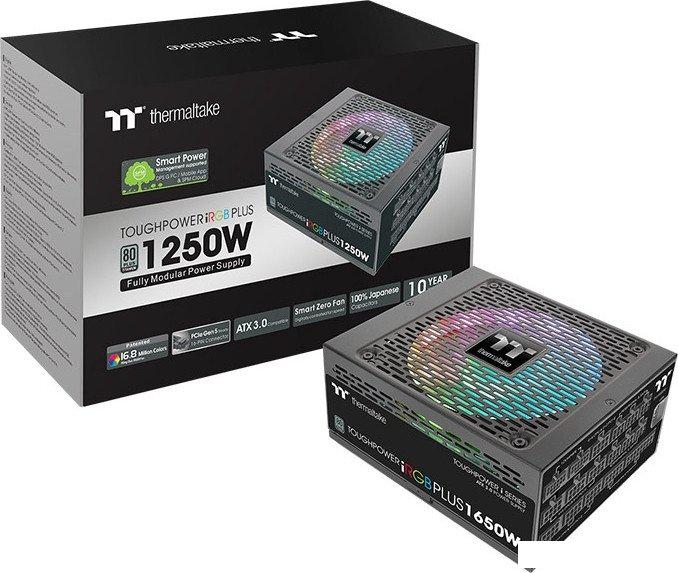 Блок питания Thermaltake Toughpower iRGB Plus 1250W Titanium TT Premium Edition PS-TPI-1250F3FDTE-1