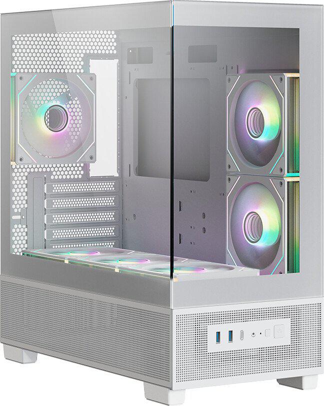 Корпус XASTRA Q500M 6ARGB-C10-UC (белый)