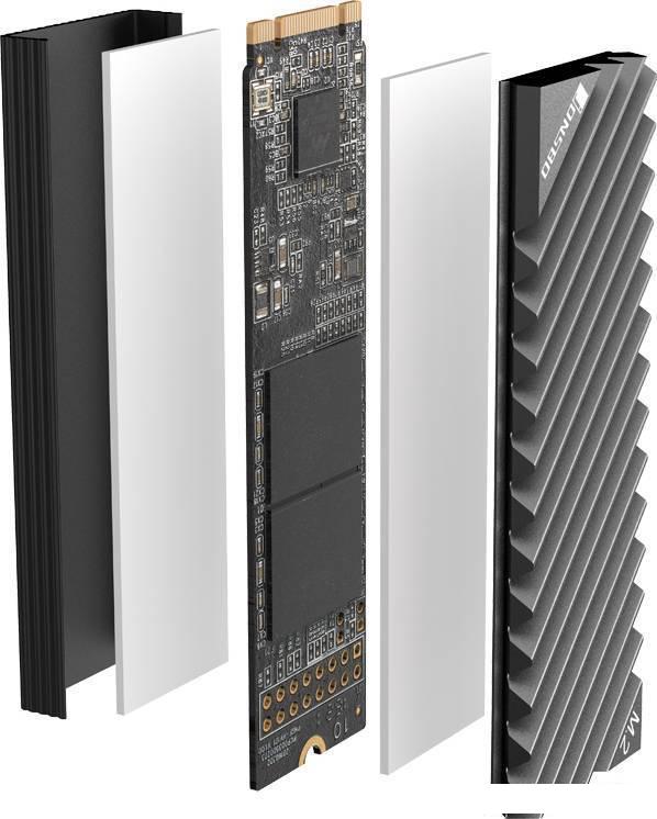 Радиатор для SSD Jonsbo M.2-3 (серый)