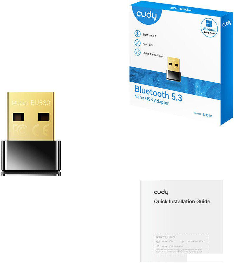 Bluetooth адаптер Cudy BU530 1.0