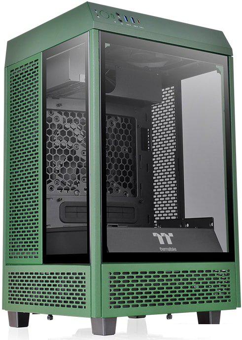Корпус Thermaltake The Tower 100 Mini Racing Green CA-1R3-00SCWN-00