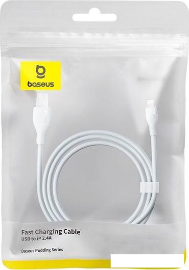 Кабель Baseus Pudding Series USB Type-A - Lightning (2 м, белый)