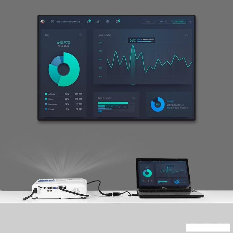 Адаптер Ugreen MM105 40253 VGA - HDMI