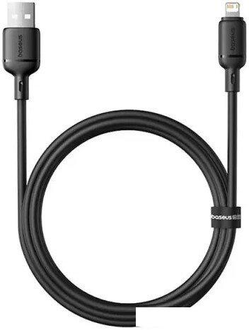 Кабели, адаптеры, разветвители Baseus Silky Series Fast Charging Cable USB Type-A - Lightning (1 м, черный)