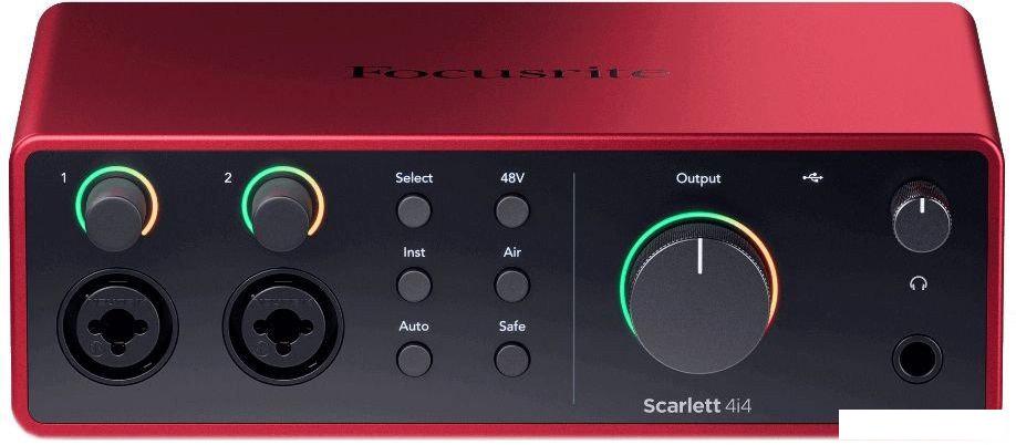 Аудиоинтерфейс Focusrite Scarlett 4i4 (4-е поколение)