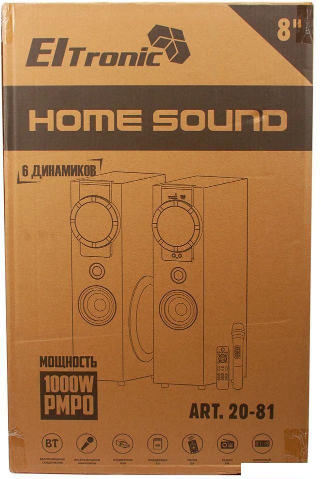 Акустика Eltronic 20-81 Home Sound (бордовый)