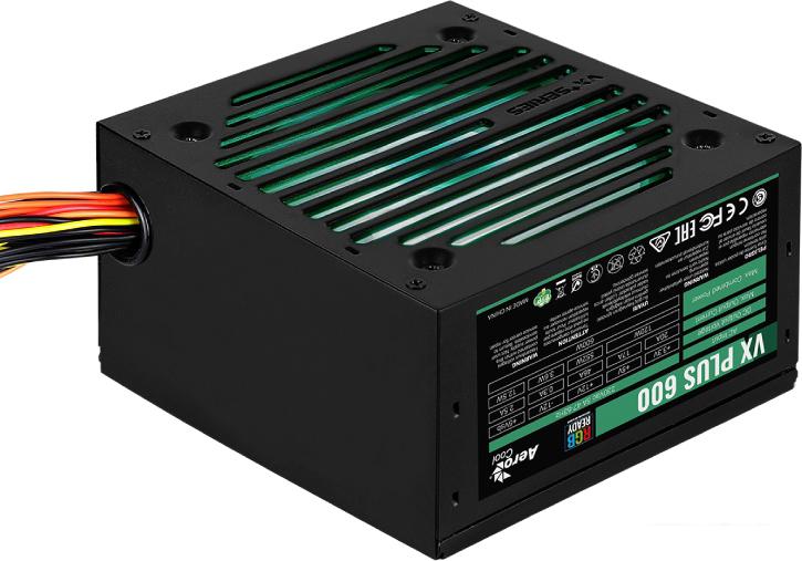 Блок питания AeroCool VX-600 Plus RGB