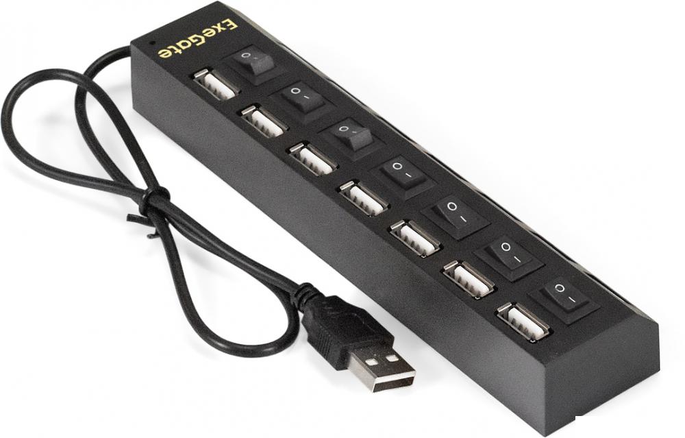 USB-хаб  ExeGate DUB-72SW EX293978RUS