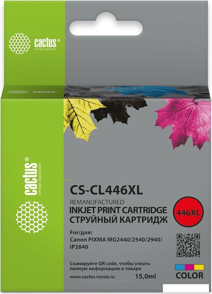 Картридж CACTUS CS-CL446XL (аналог Canon CL446XL) Картридж CACTUS CS-CL446XL (аналог Canon CL446XL)