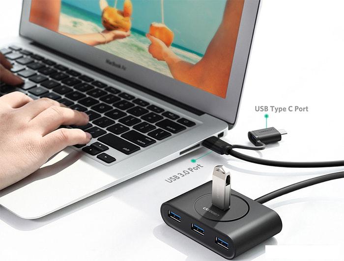 USB-хаб Ugreen CR113 40850