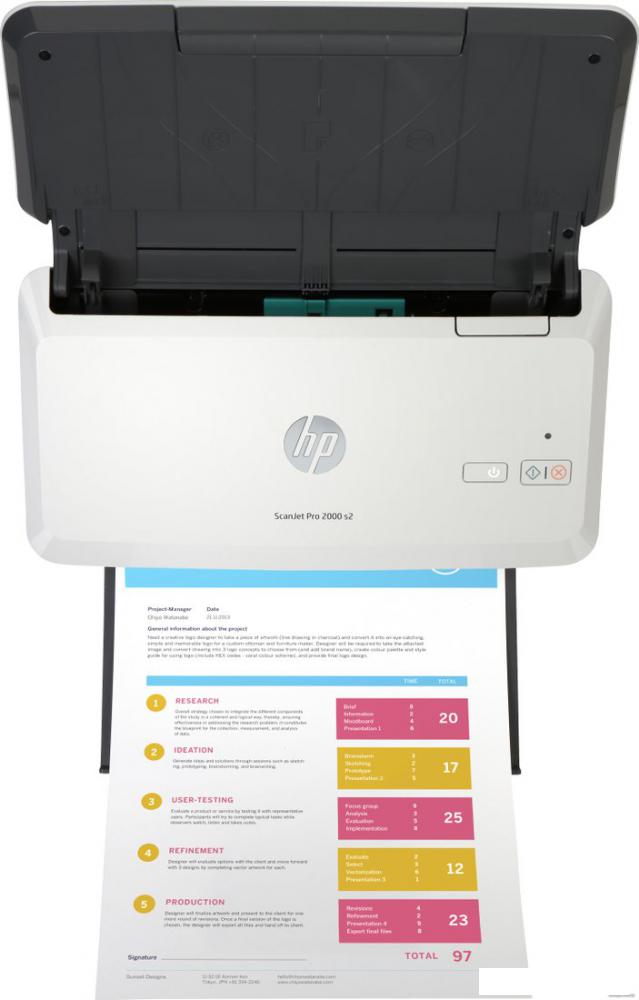 Сканер HP ScanJet Pro 2000 s2 6FW06A Сканер HP ScanJet Pro 2000 s2 6FW06A
