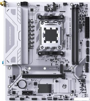 Материнская плата Maxsun Challenger B650M WiFi Ice