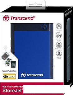 Внешний накопитель Transcend StoreJet 25H3 4TB (синий)