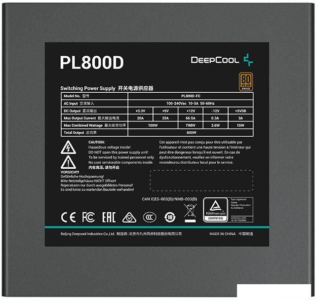 Блок питания DeepCool PL800D V2