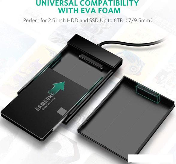 Бокс для накопителей 2.5" Ugreen 30847