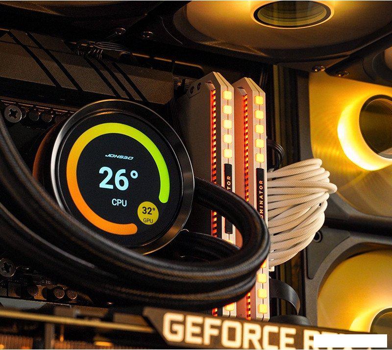 Жидкостное охлаждение для процессора Jonsbo TF2-360SC (черный)