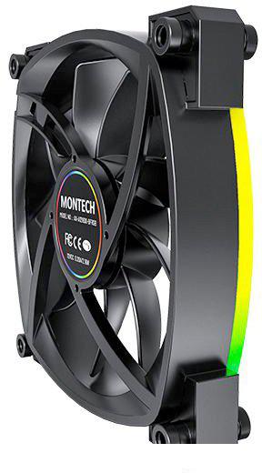 Комплект вентиляторов для корпуса Montech AX120 PWM 3 IN 1 (черный)