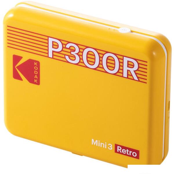 Мобильный фотопринтер Kodak Mini 3 Retro P300R Y Мобильный фотопринтер Kodak Mini 3 Retro P300R Y