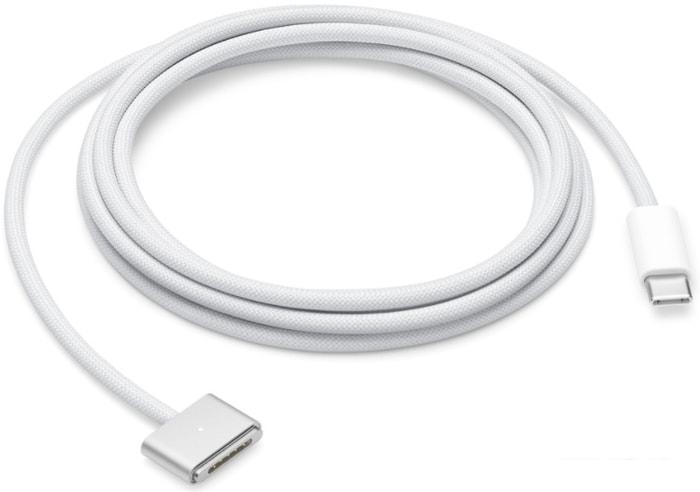 Кабель Apple USB Type-C - MagSafe 3 (2 м, белый/серебристый)