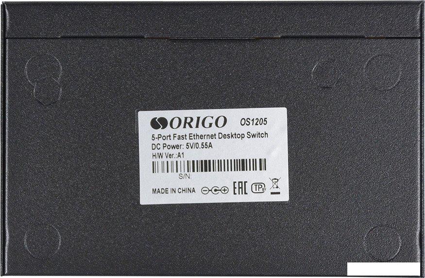 Неуправляемый коммутатор Origo OS1205/A1A