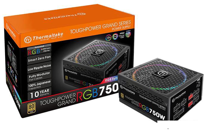 Блок питания Thermaltake Toughpower Grand RGB 750W Gold RGB Sync TPG-750AH3FSGR