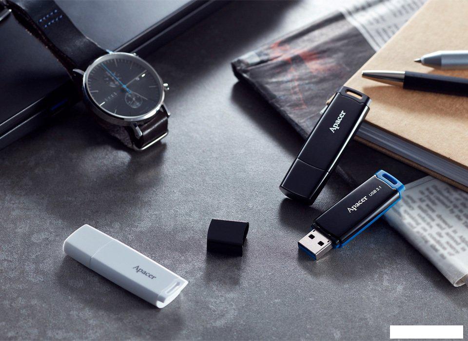 USB Flash Apacer AH336 64GB (белый)