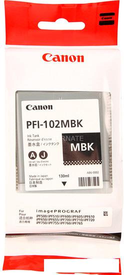 Картридж Canon PFI-102MBK (0894B001AA)