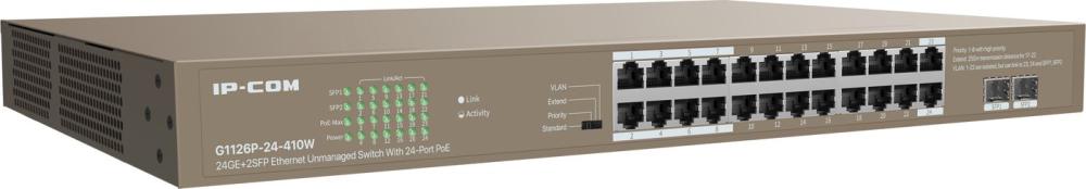 Неуправляемый коммутатор IP-COM G1126P-24-410W