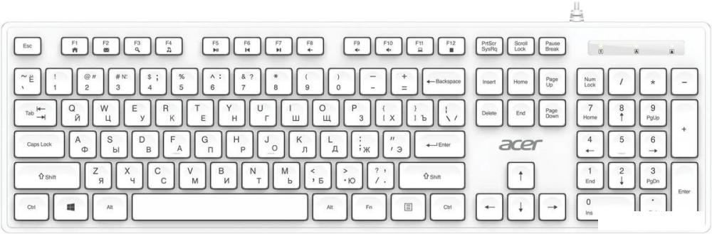 Клавиатура Acer OKW503 (белый)