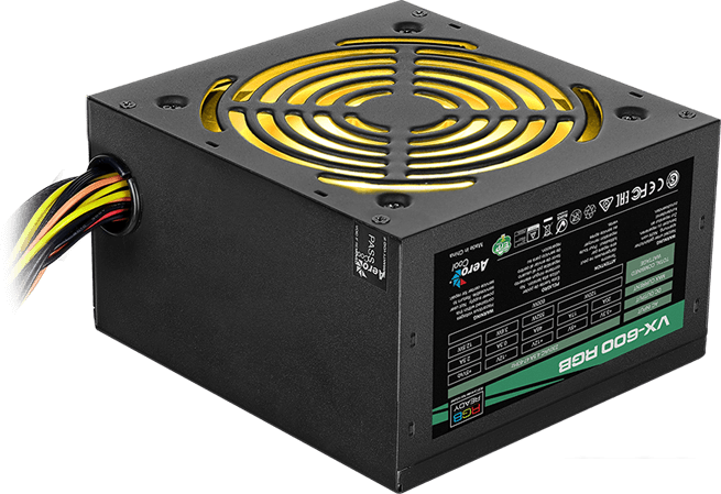 Блок питания AeroCool VX-600 RGB