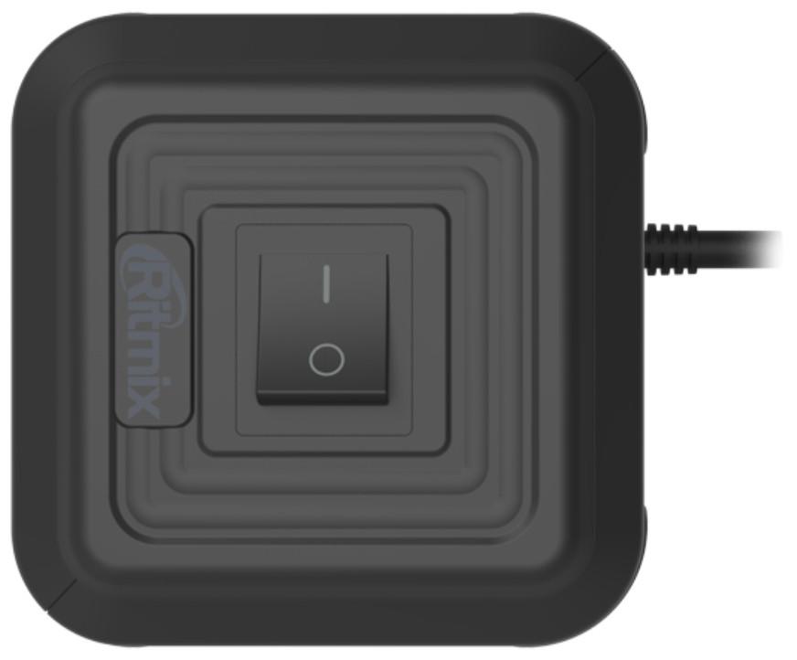 Сетевой фильтр Ritmix RM-2124 (черный)