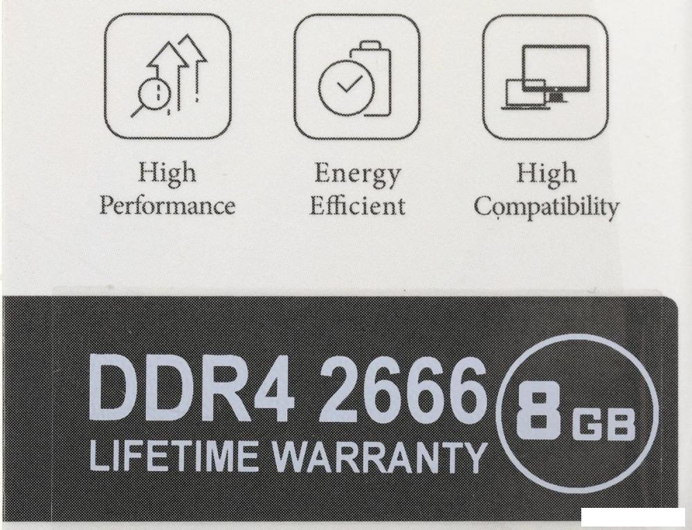 Оперативная память AGI UD138 8ГБ DDR4 2666 МГц AGI266608UD138