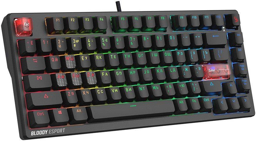 Клавиатура A4Tech Bloody MS76 (черный)