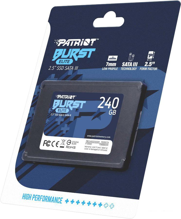 SSD Patriot Burst Elite 240GB PBE240GS25SSDR SSD Patriot Burst Elite 240GB PBE240GS25SSDR