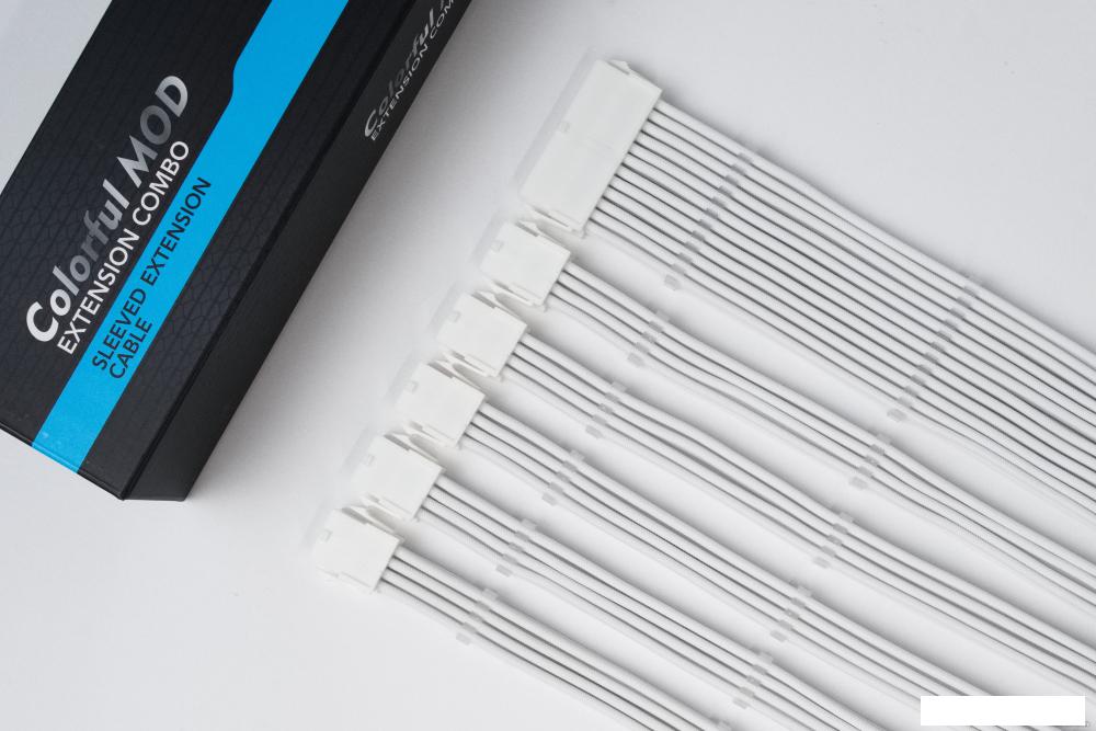 Кабель Qingsea Colorful MOD Extansion Combo QHM-0801 (белый)