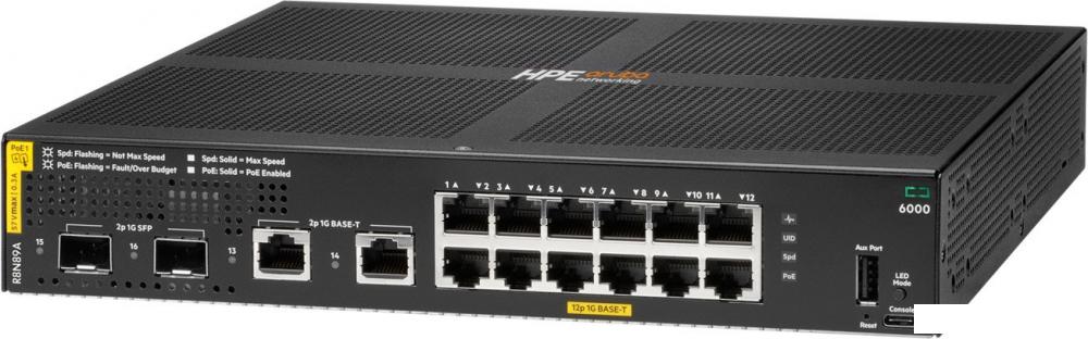 Управляемый коммутатор 2-го уровня Aruba 6000 Series R8N89A