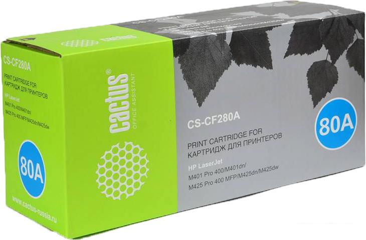 Картридж CACTUS CS-CF280AS (аналог HP CF280A) Картридж CACTUS CS-CF280AS (аналог HP CF280A)