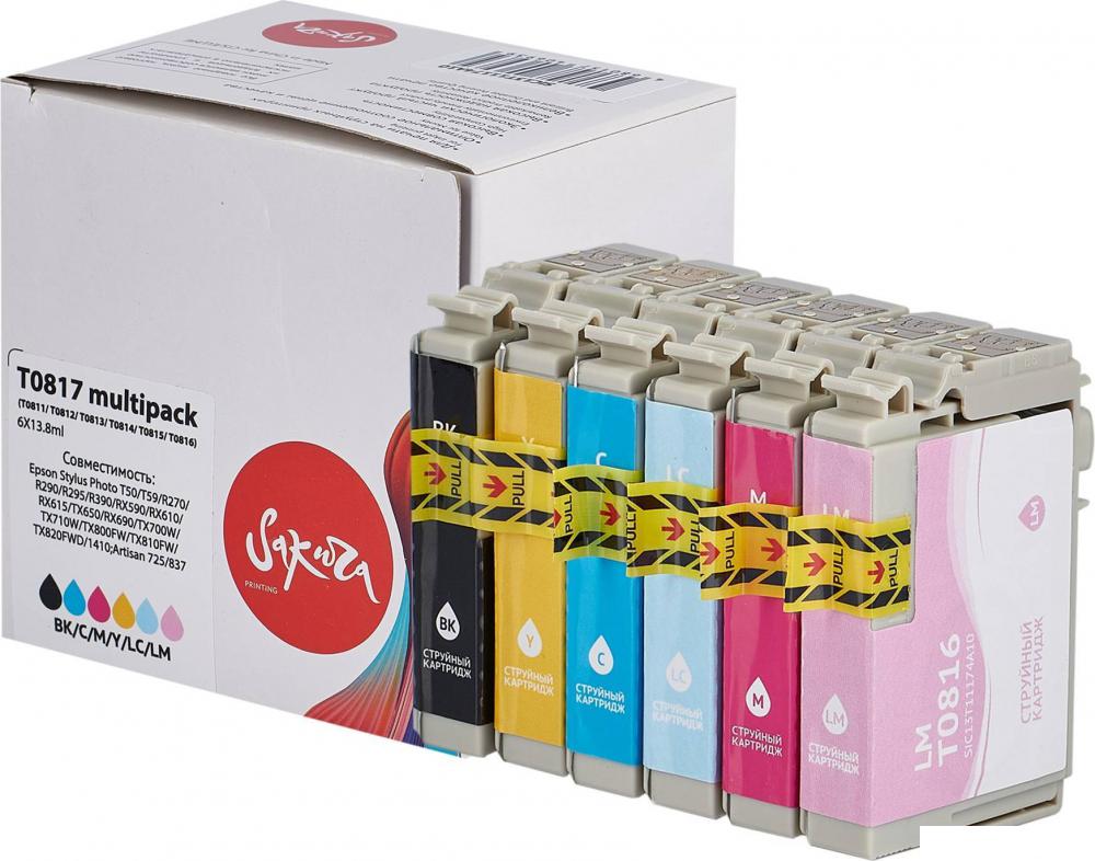 Картридж Sakura Printing SIC13T11174A10 (аналог Epson T0817) Картридж Sakura Printing SIC13T11174A10 (аналог Epson T0817)