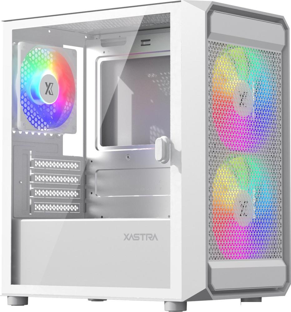 Корпус XASTRA A303M 3ARGB (белый)