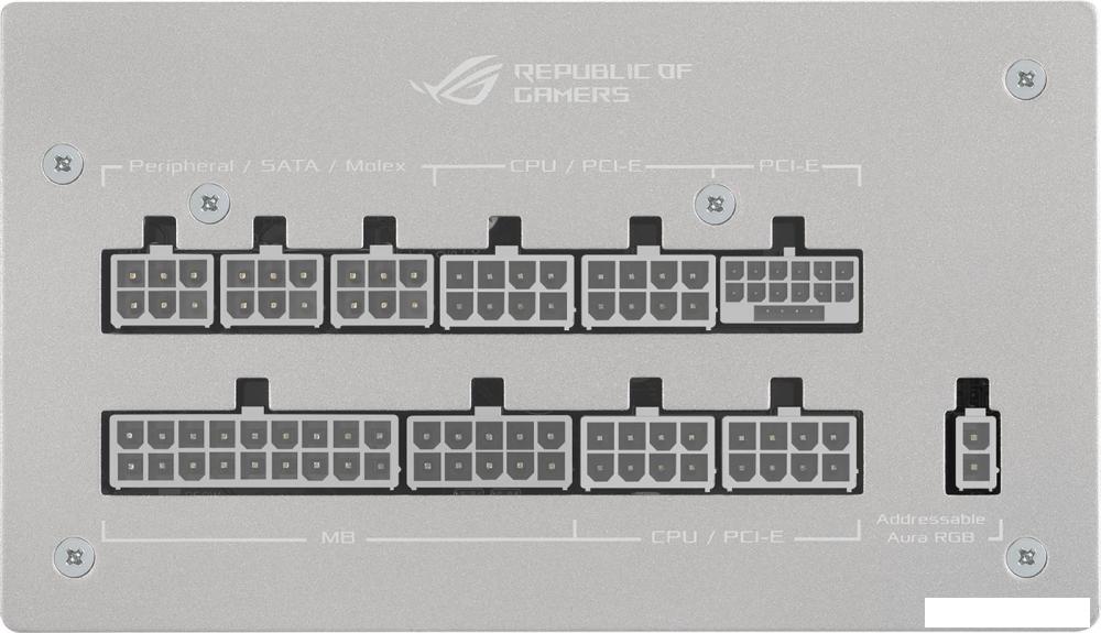 Блок питания ASUS ROG Strix 1000W Gold Aura Edition ROG-STRIX-1000G-AURA-WHITE-GAMING
