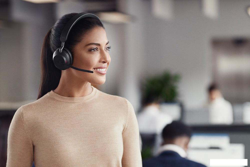 Офисная гарнитура Jabra Evolve2 65 MS Mono USB-A (черный)