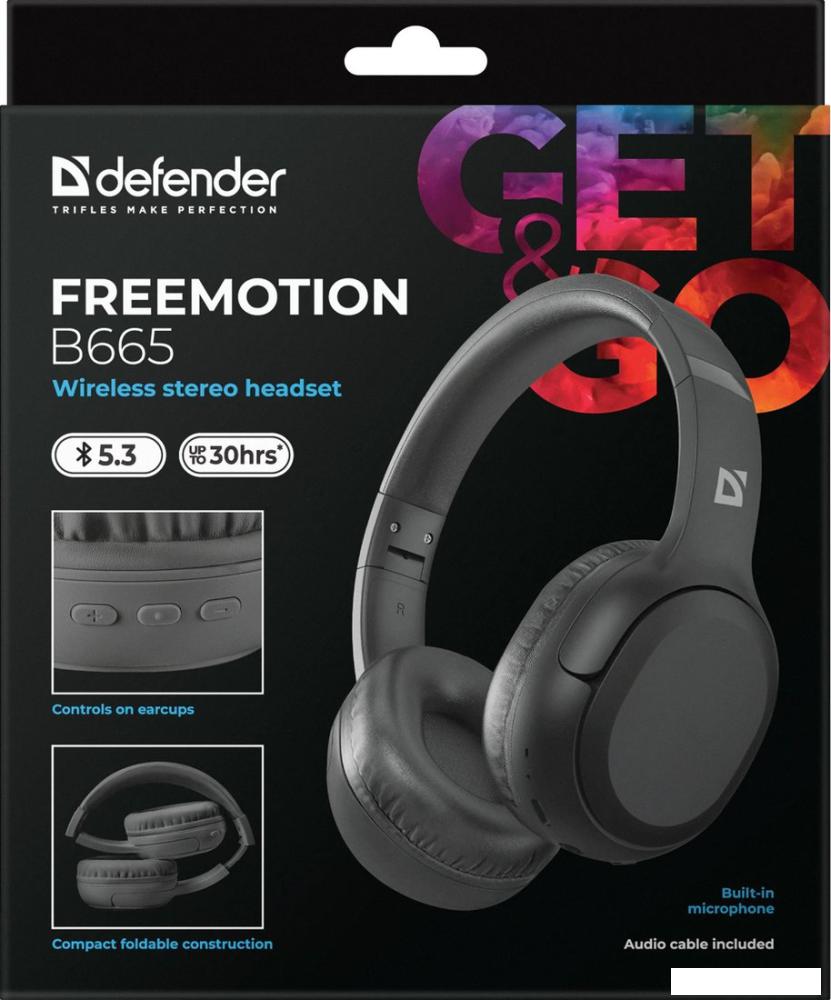 Наушники Defender FreeMotion B665 (черный)