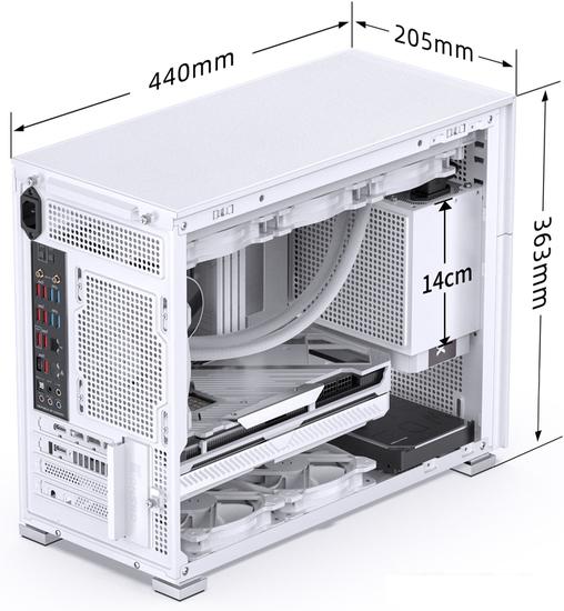 Корпус Jonsbo D31 Mesh (белый)