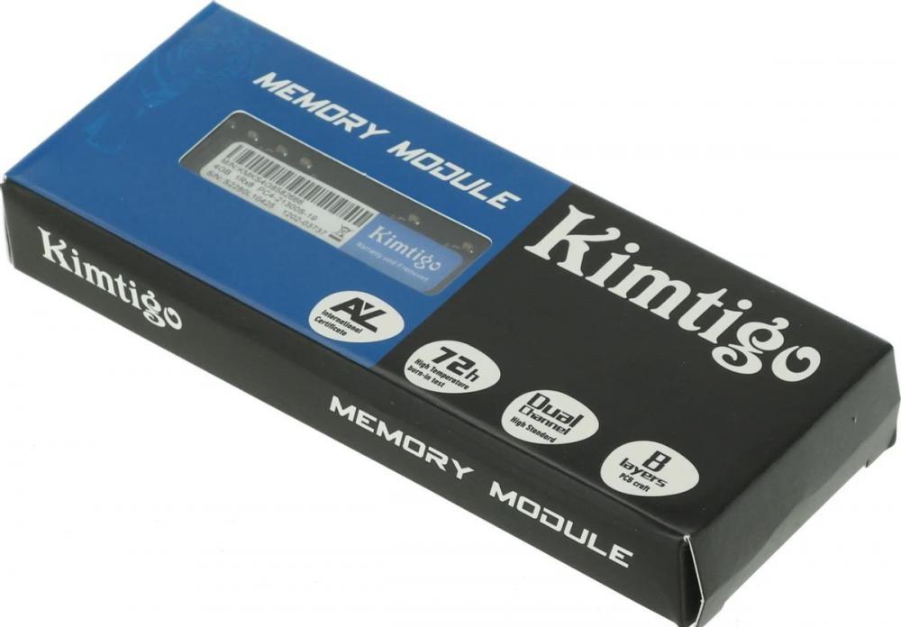 Оперативная память Kimtigo 4ГБ DDR4 SODIMM 2666 МГц KMKS4G8582666