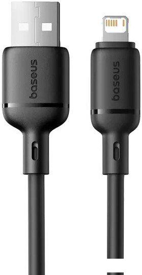 Кабели, адаптеры, разветвители Baseus Silky Series Fast Charging Cable USB Type-A - Lightning (1 м, черный)