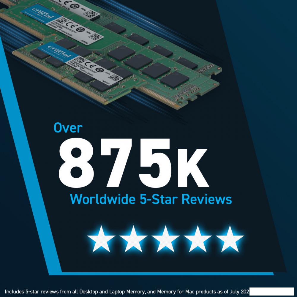 Оперативная память Crucial 16ГБ DDR5 5600 МГц CT16G56C46U5