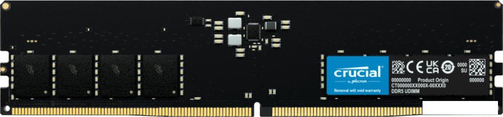 Оперативная память Crucial 16ГБ DDR5 5600 МГц CT16G56C46U5T
