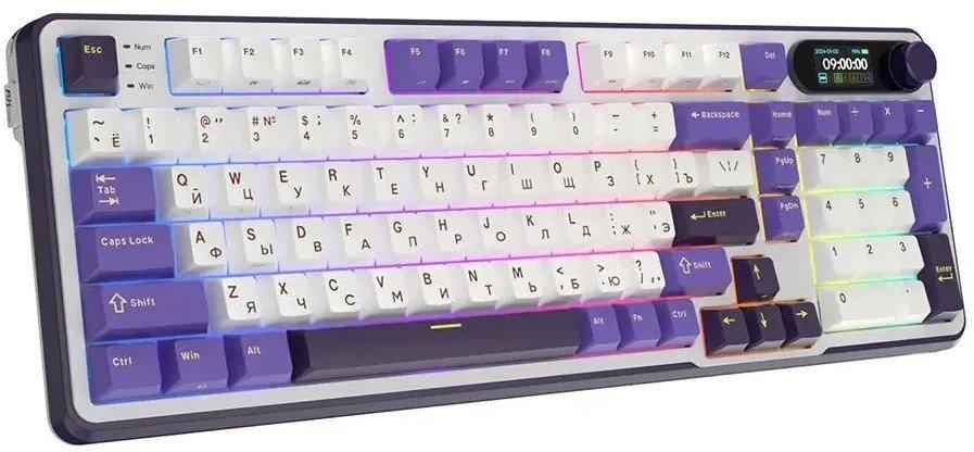 Клавиатура Royal Kludge RK-S98 RGB Blackberry (RK Brown)