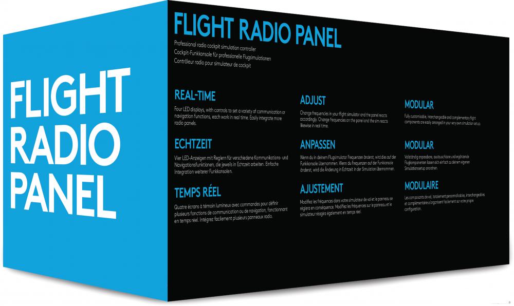 Оборудование для авиасимов Logitech G Saitek Pro Flight Radio Panel Оборудование для авиасимов Logitech G Saitek Pro Flight Radio Panel