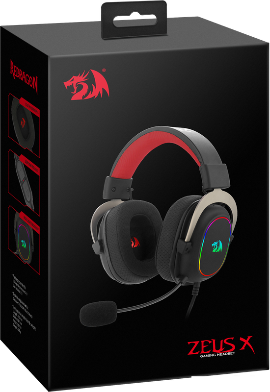Наушники Redragon Zeus X (черный)